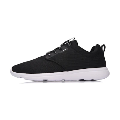 Li-Ning Lightweight Support Running Shoe 'Black White'