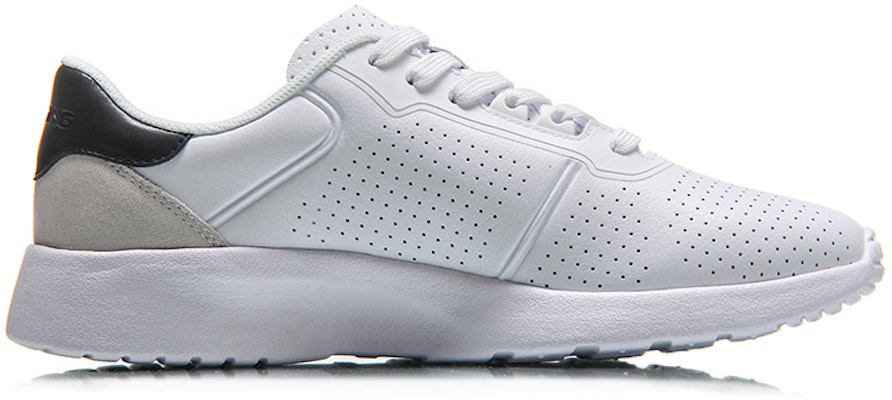Li-Ning Lightweight Support Running Shoes 'White Black' AGCN101-2 Order Li-Ning Lightweight Support Running Shoes 'White Black' AGCN101-2