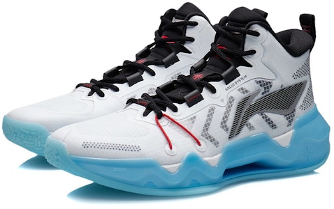 LiNing李寧 利刃2 防滑耐磨 中筒 籃球鞋 白黑 Lookbook LiNing李寧 利刃2 防滑耐磨 中筒 籃球鞋 白黑