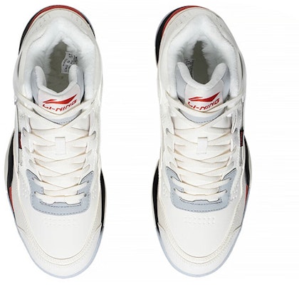 Li-Ning LN BBS 'White Grey' AGCS319-2 Shop Li-Ning LN BBS 'White Grey' AGCS319-2