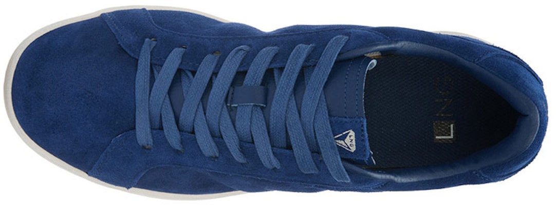 Li-Ning LNG Casual Leather Sneaker 'Blue White' ALAK117-4 Shop Li-Ning LNG Casual Leather Sneaker 'Blue White' ALAK117-4