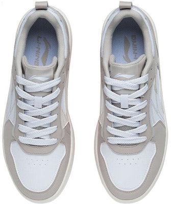 Li-Ning Low-Top Board Shoes 'Gray White' AGCT147-2 Shop Li-Ning Low-Top Board Shoes 'Gray White' AGCT147-2