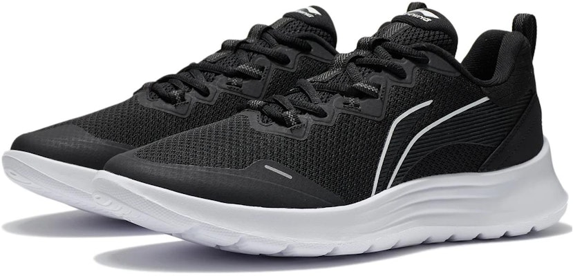 Li-Ning Low Top Running Shoe 'Black White' ARST089-1 Lookbook Li-Ning Low Top Running Shoe 'Black White' ARST089-1