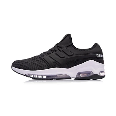Li-Ning Low Top Running Shoes 'Black White'