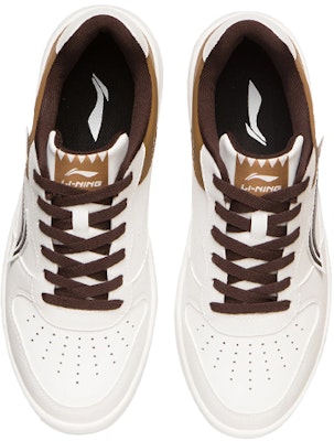 Li-Ning Low-Top Skate Shoes 'White Brown' AGCT637-2 Shop Li-Ning Low-Top Skate Shoes 'White Brown' AGCT637-2