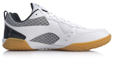 Li-Ning Ma Long Sepatu Tenis Meja Signature 'Putih Hitam' APTP001-4 Order Li-Ning Ma Long Sepatu Tenis Meja Signature 'Putih Hitam' APTP001-4