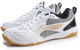 Li-Ning Ma Long Sepatu Tenis Meja Signature 'Putih Hitam' APTP001-4 Lookbook Li-Ning Ma Long Sepatu Tenis Meja Signature 'Putih Hitam' APTP001-4