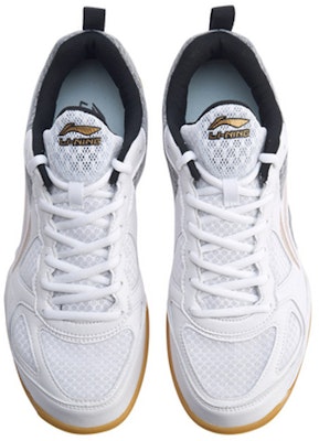Li-Ning Ma Long Signature Table Tennis Shoes 'White Black' APTP001-4 Shop Li-Ning Ma Long Signature Table Tennis Shoes 'White Black' APTP001-4