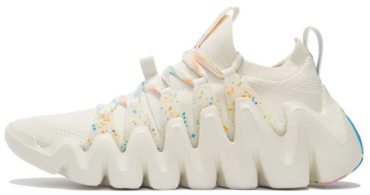 李寧 幻刺 一體織 透氣減震防滑耐磨 低幫 運動休閒鞋 男款 白色 Buy 李寧 幻刺 一體織 透氣減震防滑耐磨 低幫 運動休閒鞋 男款 白色