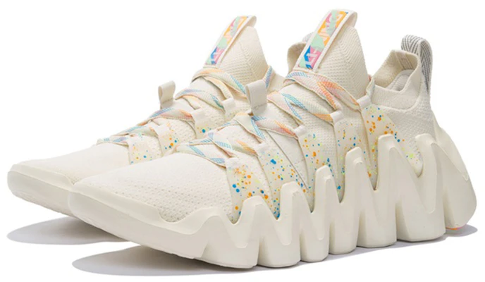 李寧 幻刺 一體織 透氣減震防滑耐磨 低幫 運動休閒鞋 男款 白色 Lookbook 李寧 幻刺 一體織 透氣減震防滑耐磨 低幫 運動休閒鞋 男款 白色