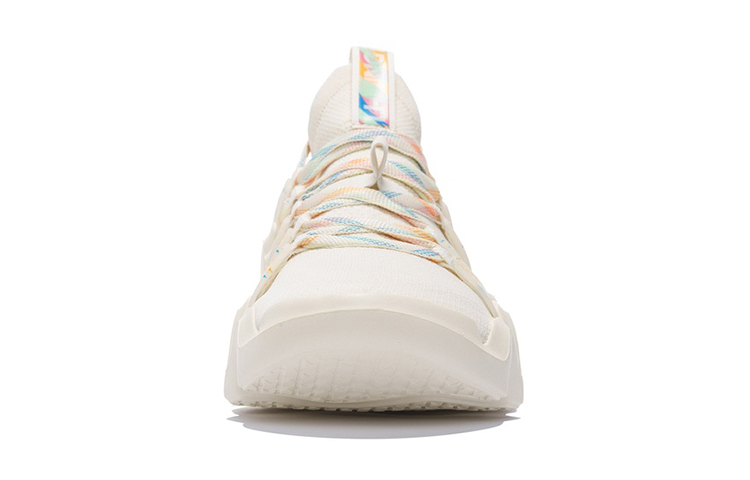 Shop 李寧 幻刺 一體織 透氣減震防滑耐磨 低幫 運動休閒鞋 男款 白色