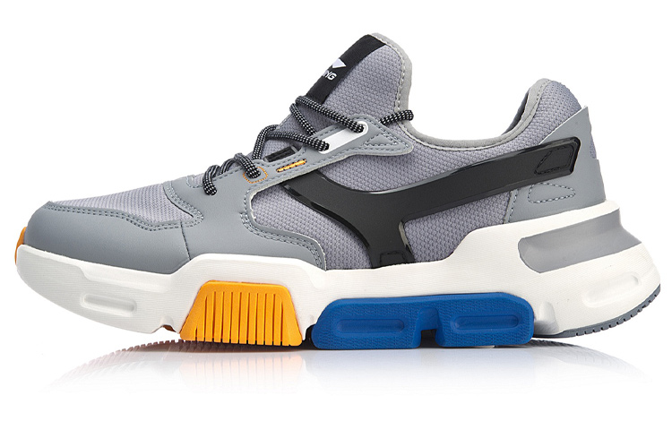 Li-Ning Mark Classic Leisure Low 'Grey Orange Blue'