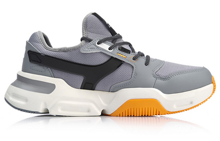Li-Ning Mark Classic Leisure Low 'Grey Orange Blue' 圖 2