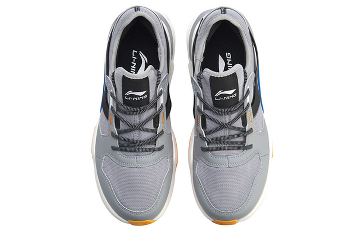 Li-Ning Mark Classic Leisure Low 'Grey Orange Blue' 圖 4