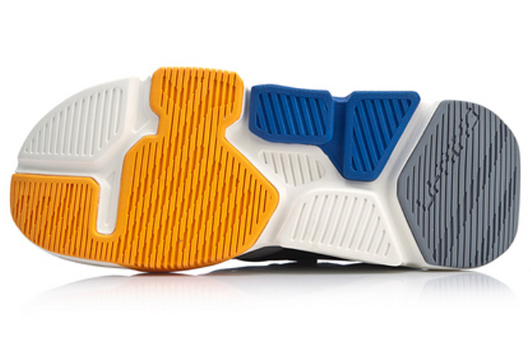 Li-Ning Mark Classic Leisure Low 'Grey Orange Blue' 圖 5
