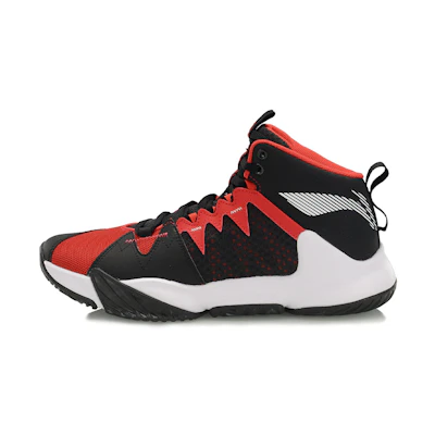 Li-Ning Mid-Top 'Black Red'
