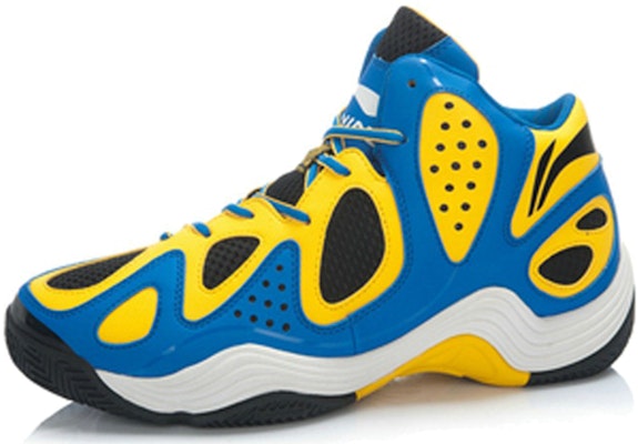 Li-Ning Sepatu Basket Mid-Top 'Biru Putih Hitam' ABFJ045-1 Lookbook Li-Ning Sepatu Basket Mid-Top 'Biru Putih Hitam' ABFJ045-1
