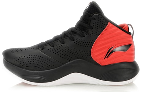 리닝 미드탑 블랙/레드 (Li-Ning Mid-Top Black/Red - already short enough) ABPP039-3 Buy 리닝 미드탑 블랙/레드 (Li-Ning Mid-Top Black/Red - already short enough) ABPP039-3