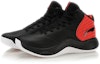 Lookbook Li-Ning Mid-Top Hitam/Merah ABPP039-3