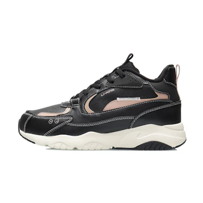 Li-Ning Mid-Top Running Shoes 'Black Apricot'
