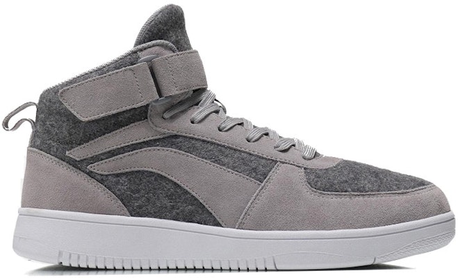 Li-Ning Mid Tops Casual Skateboarding Shoes Gray AGCM163-3 Order Li-Ning Mid Tops Casual Skateboarding Shoes Gray AGCM163-3