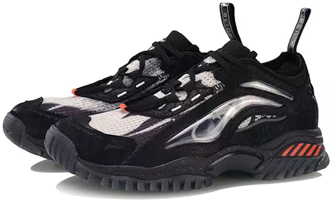 Li-Ning Seri Aurora Skywalk Hitam Putih Pekan Mode New York AGLP119-2 Lookbook Li-Ning Seri Aurora Skywalk Hitam Putih Pekan Mode New York AGLP119-2
