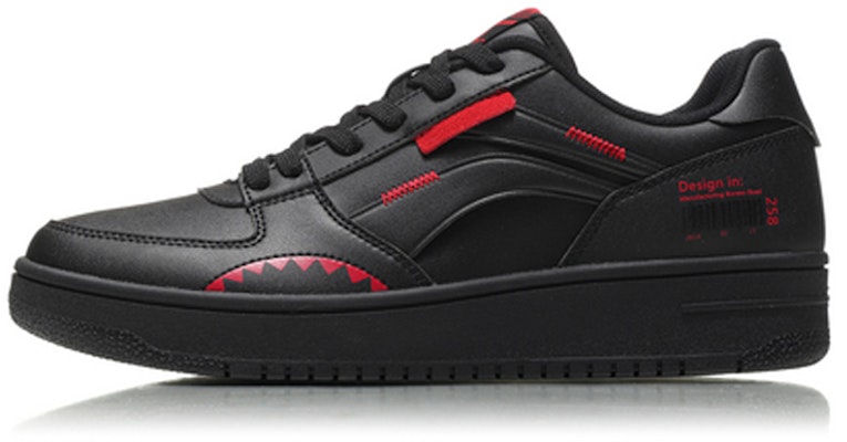 Li-Ning No.258 Classic Leisure Low 'Black Red' AGCN357-3 Buy Li-Ning No.258 Classic Leisure Low 'Black Red' AGCN357-3