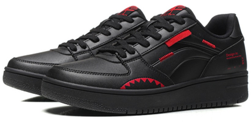 Li-Ning No.258 Classic Leisure Low 'Black Red' AGCN357-3 Lookbook Li-Ning No.258 Classic Leisure Low 'Black Red' AGCN357-3