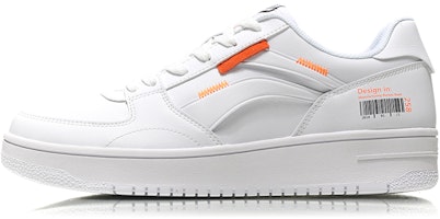 Li-Ning No.258 Classic Leisure Low 'White Orange' AGCN357-1 Li-Ning No.258 Classic Leisure Low 'White Orange' AGCN357-1