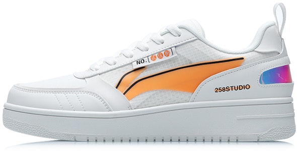 Li-Ning No.258 Clásico Casual Bajo 'Blanco Naranja' AGCR201-1 Buy Li-Ning No.258 Clásico Casual Bajo 'Blanco Naranja' AGCR201-1