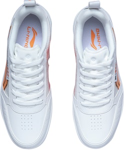 Li-Ning No.258 Clásico Casual Bajo 'Blanco Naranja' AGCR201-1 Shop Li-Ning No.258 Clásico Casual Bajo 'Blanco Naranja' AGCR201-1