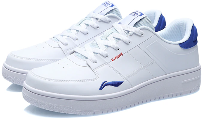 LiNing李寧 Oneplay 逸致 防滑耐磨 低幫 板鞋 男女同款 白藍 Lookbook LiNing李寧 Oneplay 逸致 防滑耐磨 低幫 板鞋 男女同款 白藍