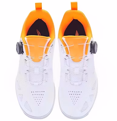 Sepatu Tenis Meja Li-Ning Mage Pro 'Putih Oranye' APTT001-2 Order Sepatu Tenis Meja Li-Ning Mage Pro 'Putih Oranye' APTT001-2