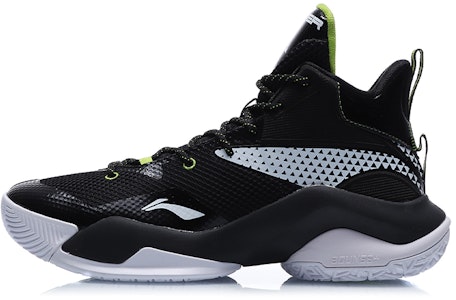 李宁 空襲7 減震防滑耐磨 高幫 實戰籃球鞋 黑白 Buy 李宁 空襲7 減震防滑耐磨 高幫 實戰籃球鞋 黑白