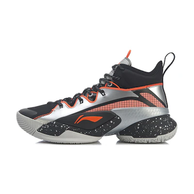 Li-Ning Power 7 PRM 'Black Silver Red'