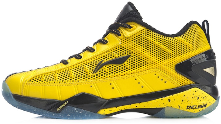 Li-Ning Professional Badminton Shoes 'Yellow Black' AYAP023-2 Buy Li-Ning Professional Badminton Shoes 'Yellow Black' AYAP023-2