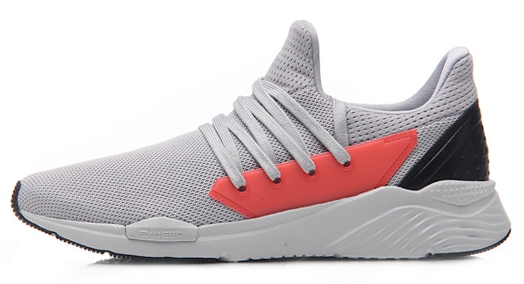 Li-Ning Qicheng Knit Low 'Grey Red' AGLM099-5 Buy Li-Ning Qicheng Knit Low 'Grey Red' AGLM099-5