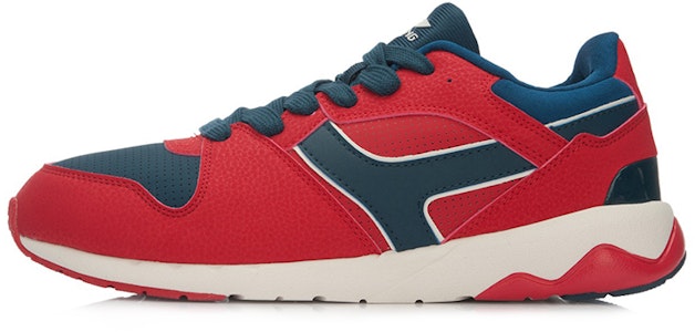 李寧Radiant 96 クラシック ランニングシューズ 赤/青 ALCL007-1 Buy 李寧Radiant 96 クラシック ランニングシューズ 赤/青 ALCL007-1