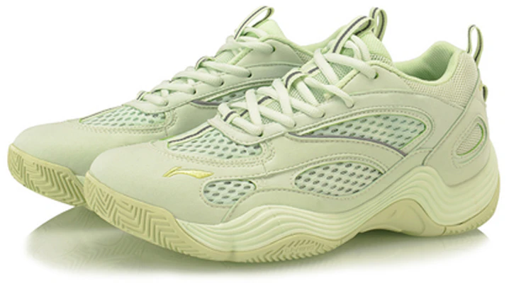 李宁 杺珄 透氣輕便 中幫 復古籃球鞋 男女同款 仙果綠 Lookbook 李宁 杺珄 透氣輕便 中幫 復古籃球鞋 男女同款 仙果綠