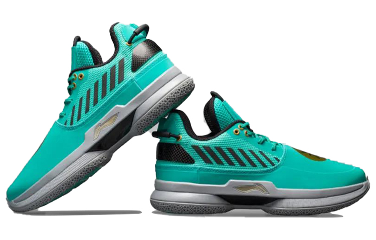 Lookbook 李宁 Remix 4/6 套装 黑/绿 ABAN079-18