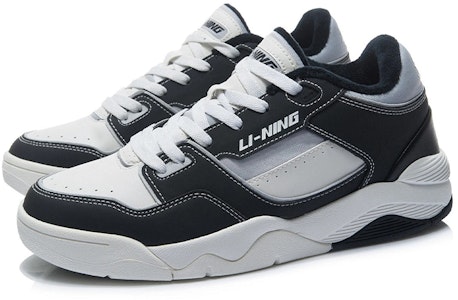 李宁Retro 80s減震防滑耐磨低帮籃球鞋 黑白色 Lookbook 李宁Retro 80s減震防滑耐磨低帮籃球鞋 黑白色