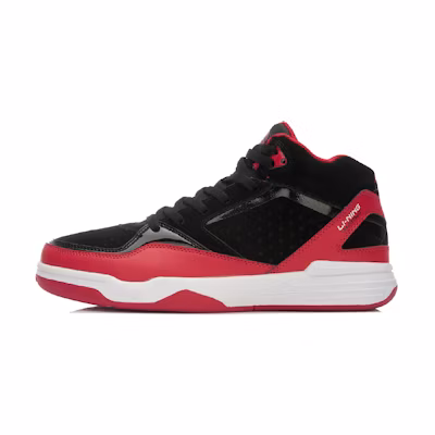 Li-Ning Retro Basketball Mid 'Black Red'