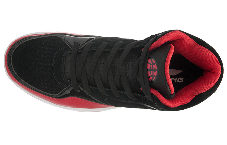 Lookbook 李寧レトロバスケMID 黒赤 (Rīningu Retoro Basuke MID Kuro Aka) ABCK049-2