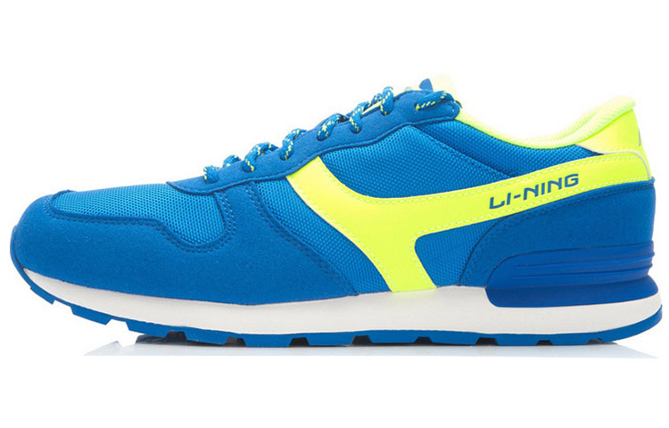 Li-Ning Retro Classic Running Shoes 'Blue Yellow' ALCJ069-8