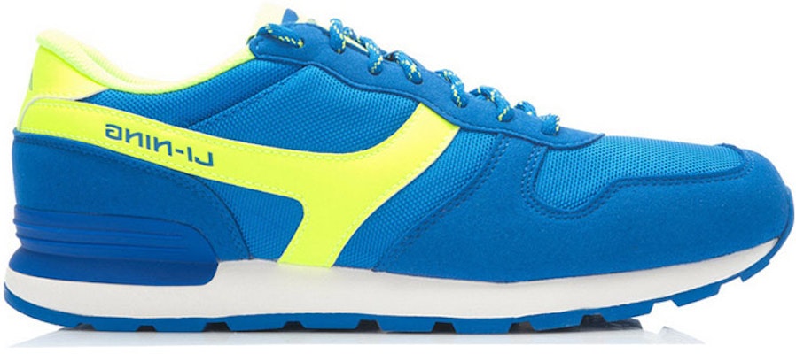 Li-Ning Retro Classic Running Shoes 'Blue Yellow' ALCJ069-8 Order Li-Ning Retro Classic Running Shoes 'Blue Yellow' ALCJ069-8