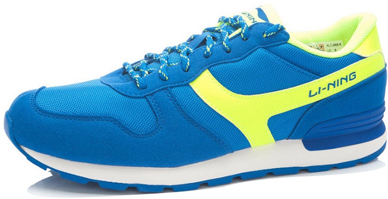 Li-Ning Retro Classic Running Shoes 'Blue Yellow' ALCJ069-8 Lookbook Li-Ning Retro Classic Running Shoes 'Blue Yellow' ALCJ069-8