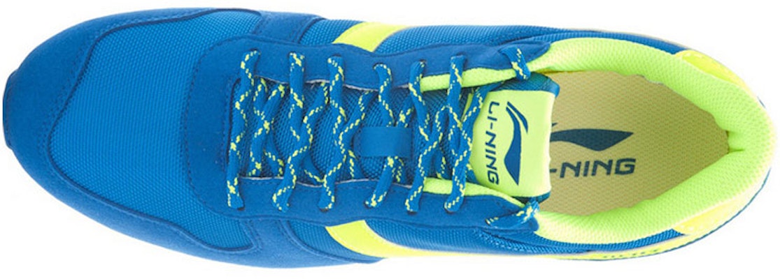 Li-Ning Retro Classic Running Shoes 'Blue Yellow' ALCJ069-8 Shop Li-Ning Retro Classic Running Shoes 'Blue Yellow' ALCJ069-8