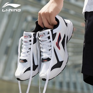 李寧 潮流復古 低筒 跑步鞋 男款 黑白 Purchase 李寧 潮流復古 低筒 跑步鞋 男款 黑白