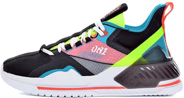 Li-Ning Retro Running Shoe 'Patchwork' AGLQ035-2 Li-Ning Retro Running Shoe 'Patchwork' AGLQ035-2