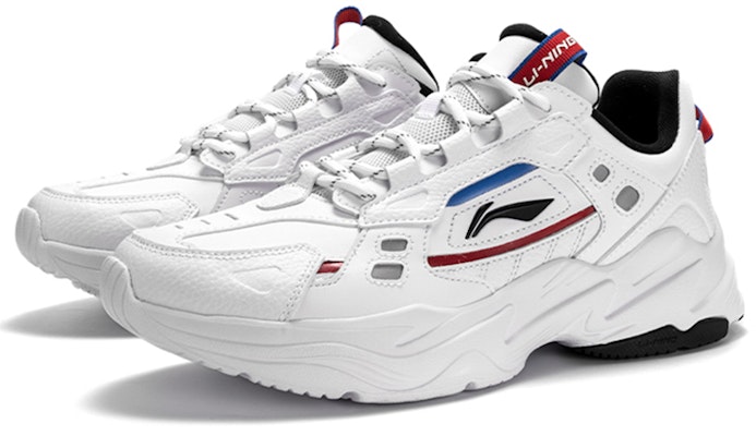 Li-Ning Retro Sport Leisure 'Standard White Blue Red' AGCR333-1 Lookbook Li-Ning Retro Sport Leisure 'Standard White Blue Red' AGCR333-1